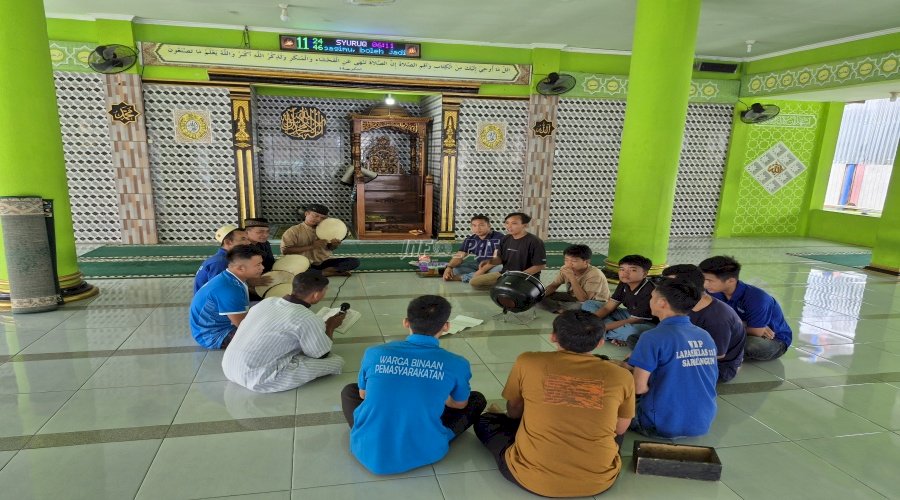 Lapas Sarolangun Latih Warga Binaan dengan Kesenian Hadrah