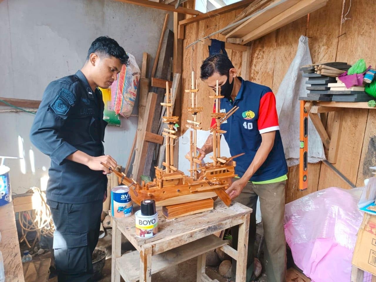 Semakin Diminati, Warga Binaan Lapas Wahai Banjir Pesanan Miniatur dan Anyaman