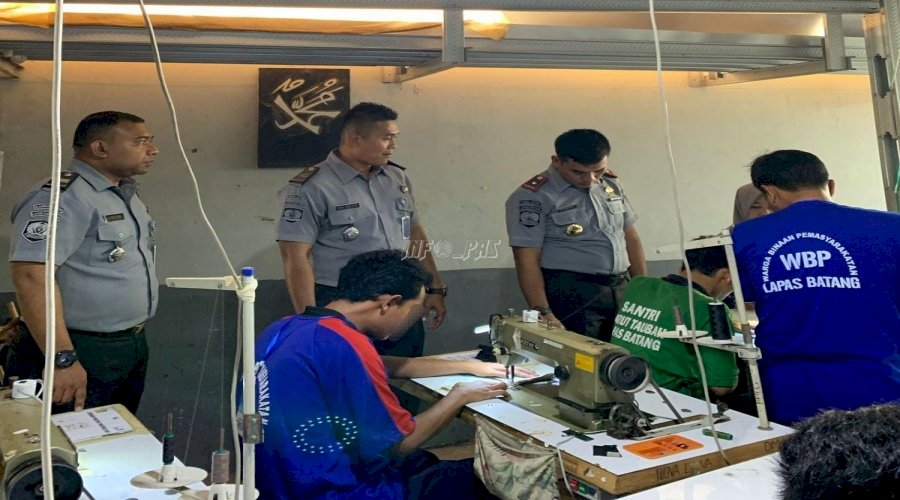 Bersama DMA Collection Pekalongan, Lapas Batang Bekali Warga Binaan dengan Pelatihan Menjahit