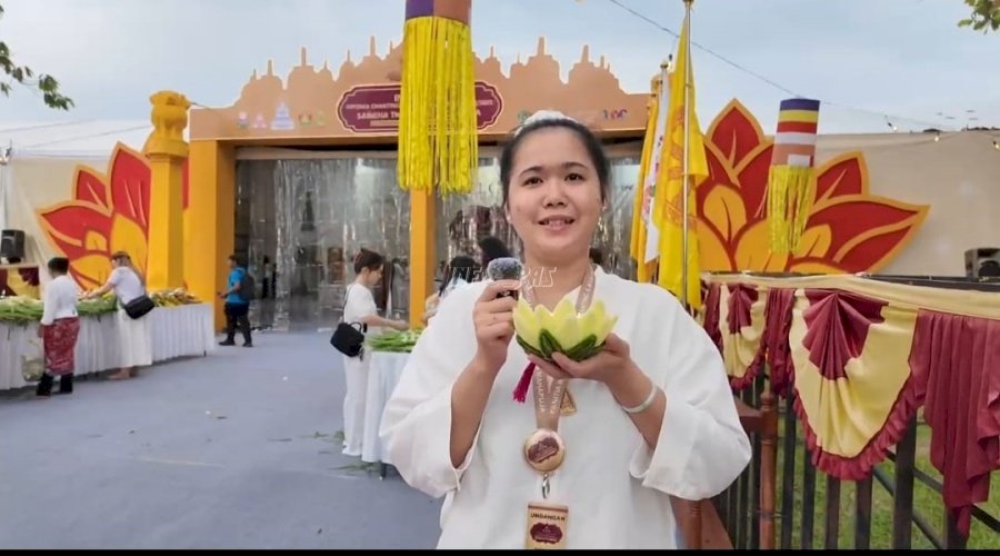 Lentera Buatan Warga Binaan Lapas Cipinang Hiasi Candi Borobudur