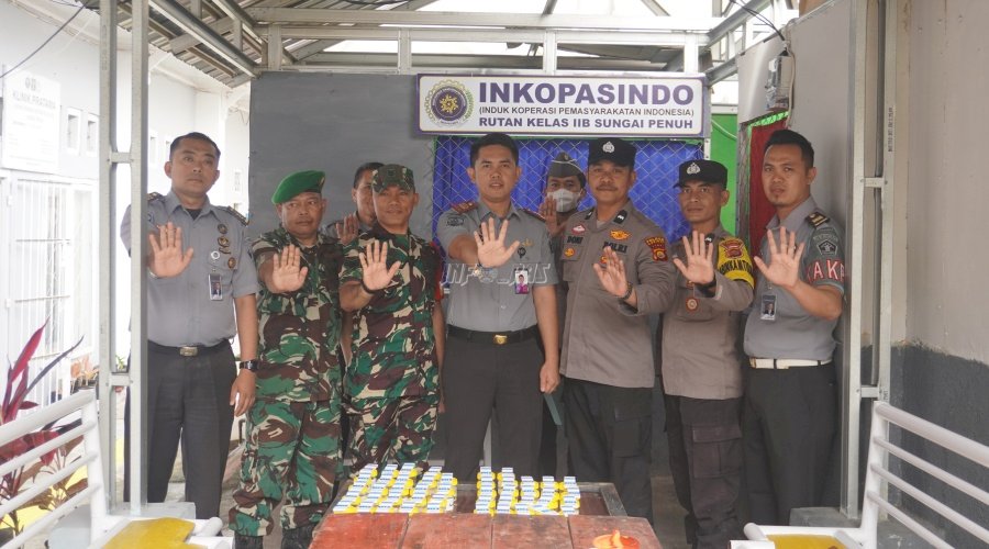 Rutan Sungai Penuh Berkomitmen Bersihkan Lingkungan dari Ancaman Narkoba
