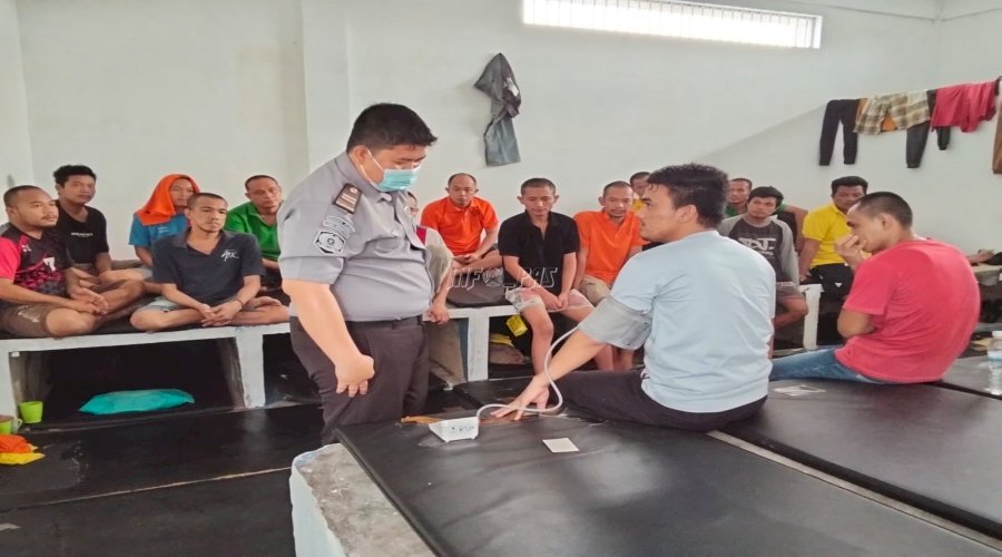Pemeriksaan Door to Door, Lapas Narkotika Muara Sabak Penuhi Hak Kesehatan Warga Binaan