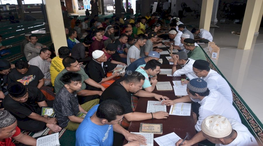 Lapas Narkotika Muara Sabak Bina Rohani Warga Binaan dengan Program Belajar Mengaji