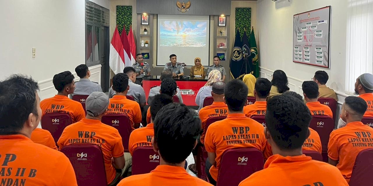 Gandeng Dinas Pendidikan dan Kebudayaan Kab. Belitung, Lapas Tanjungpandan Sosialisasikan Pendidikan Kesetaraan bagi Warga Binaan