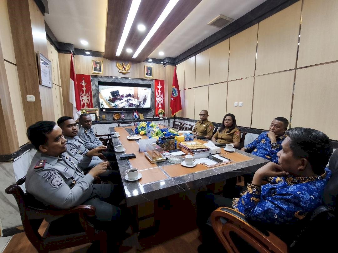 Bahas Pembinaan Warga Binaan, Karutan Ambon Temui Wali Kota