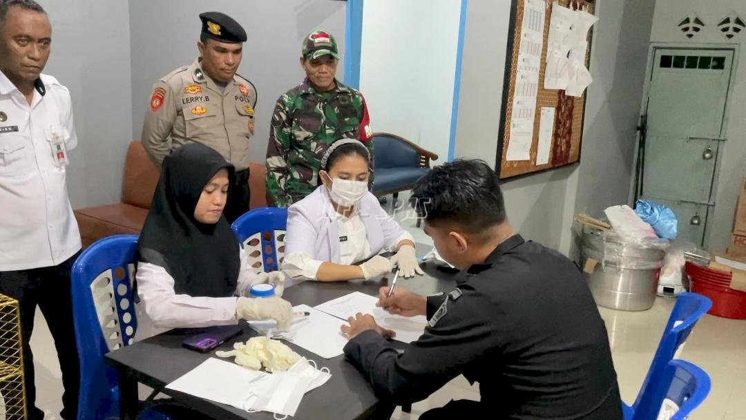Gelar Tes Urine, Rutan Ambon Gandeng BNN, Polri, dan TNI