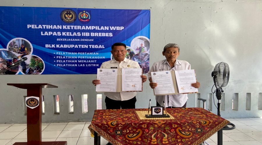 Lapas Brebes Gandeng BLK Tegal Gelar Pelatihan Keterampilan bagi Warga Binaan