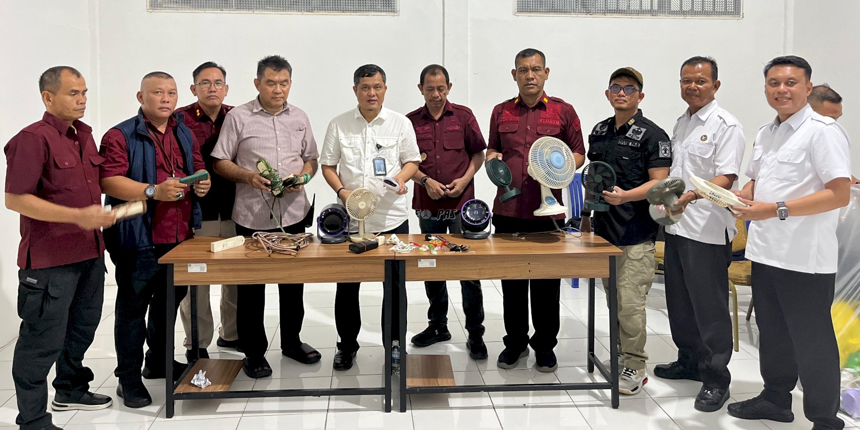 Kakanwil Ditjenpas Jambi Pimpin Razia di Lapas Narkotika Muara Sabak