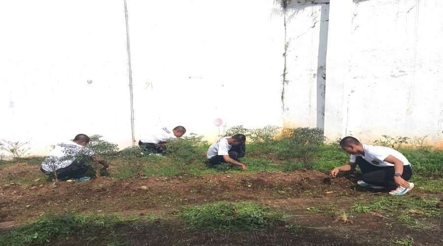 Berkebun Bareng Napi, CASN Lapas Cipinang Ditanamkan Jiwa Pengabdian Sejak Dini