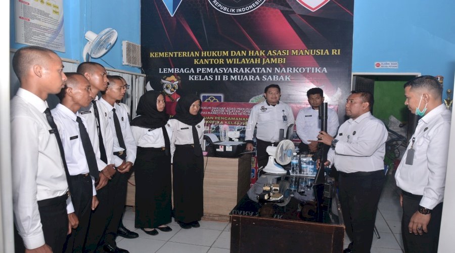 Lapas Narkotika Muarta Sabak Terus Bekali CASN dengan Pemahaman Tusi Pengamanan