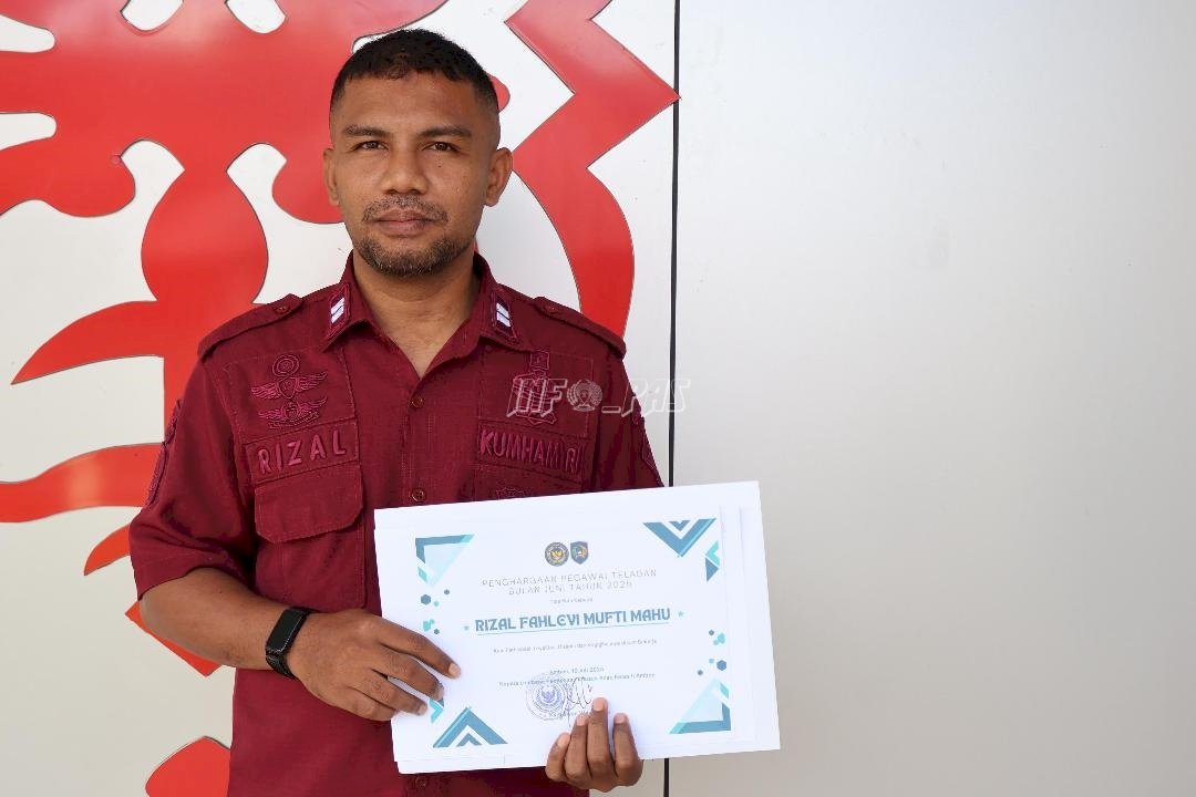  Apresiasi Kinerja, LPKA Ambon Beri Penghargaan Pegawai Teladan