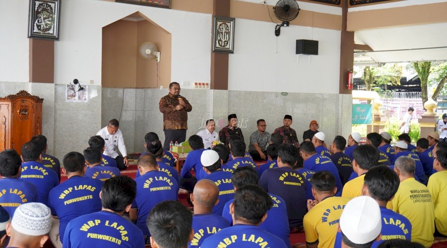 Kakanwil Ditjenpas Jateng Sambangi Lapas Purwokerto dan Rutan Banyumas