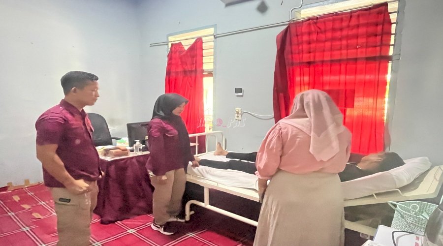 Periksa Kesehatan Warga Binaan, Lapas Muara Tebo Gandeng Dokter Praktik Mandiri