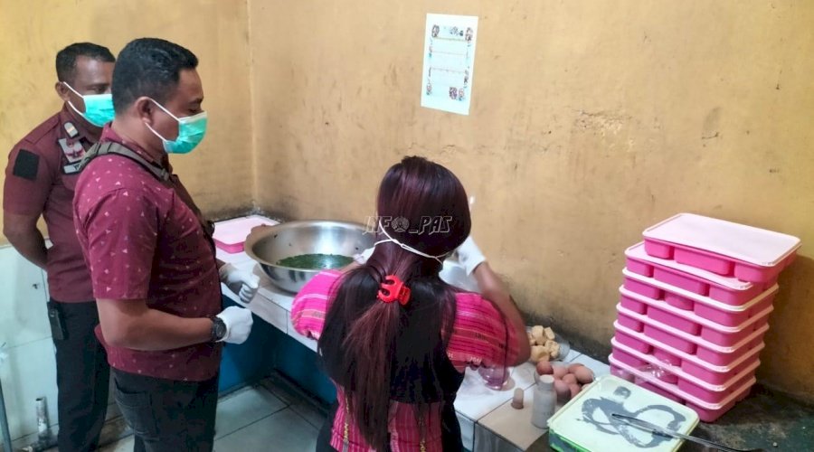 Demi Sertifikasi Laik Hygiene, Lapas Atambua dan Dinkes Belu Periksa Sampel Makanan dan Minuman