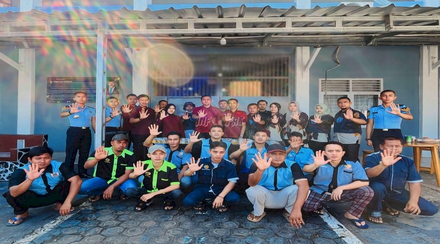 Gandeng BNNK Lamtim, Rutan Sukadana Tes Urine Petugas dan Warga Binaan