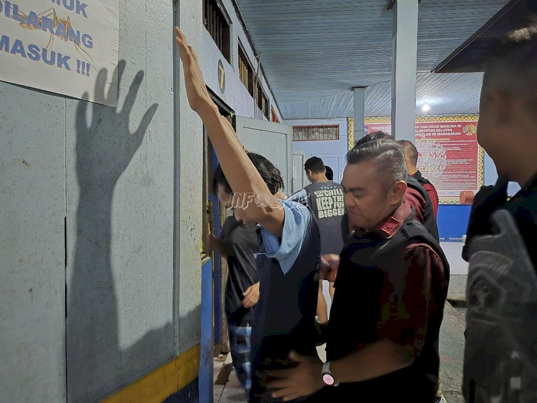 Intensifkan Razia, Kanwil Ditjenpas Kalsel Wujudkan Pemasyarakatan Bersih