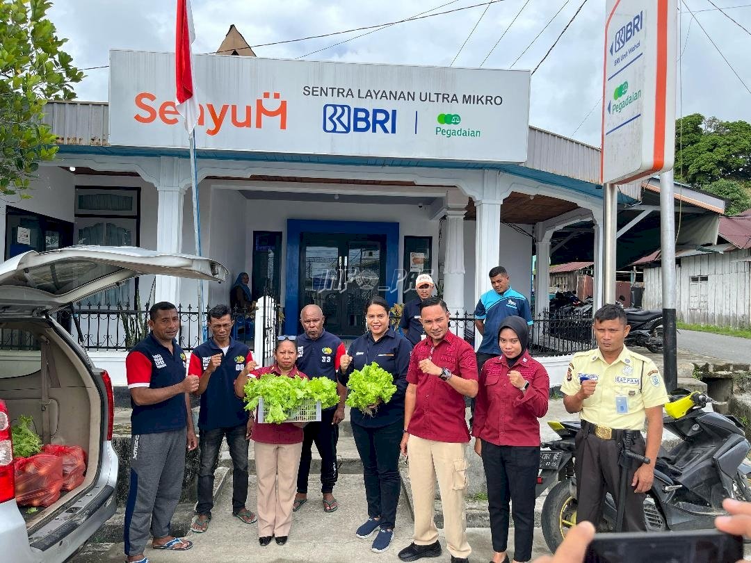 Dukung Warga Binaan, Camat dan BRI Borong Hasil Panen Lapas Wahai
