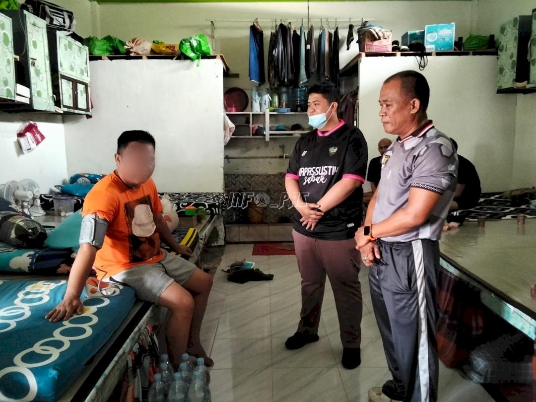 Proaktif, Klinik Lapas Narkotika Muara Sabak Sambangi Blok Hunian Warga Binaan