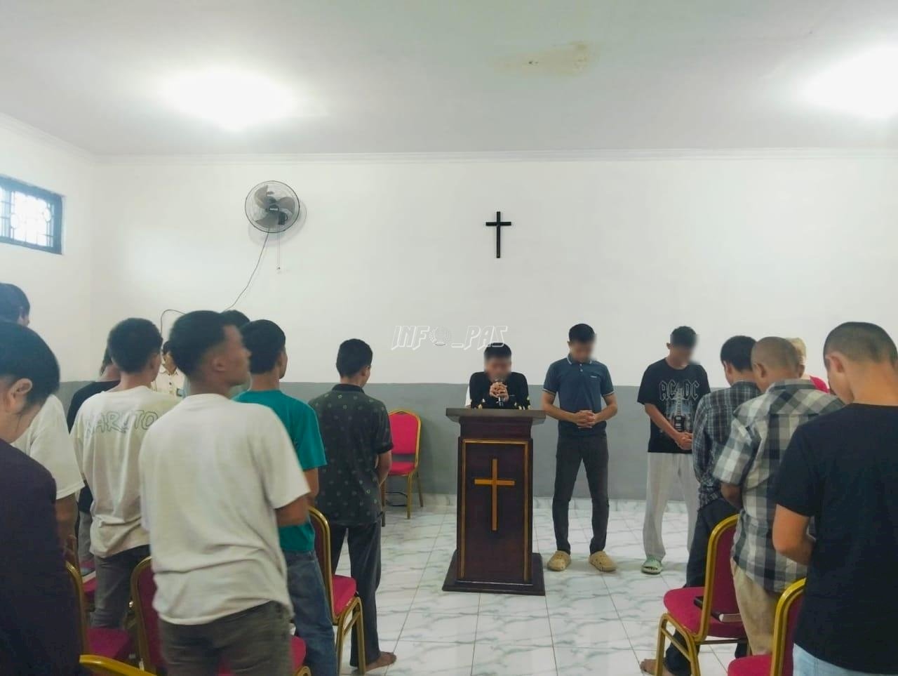 Sentuh Hati Anak Binaan, LPKA Medan Gelar Ibadah Bersama Komunitas Orientasi Mengasihi