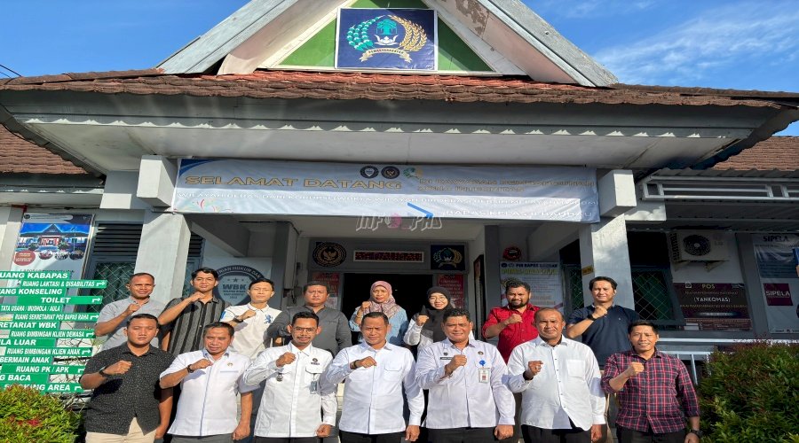 Bapas Baubau Terima Kunjungan Inspektur Wilayah II Kemenimipas RI