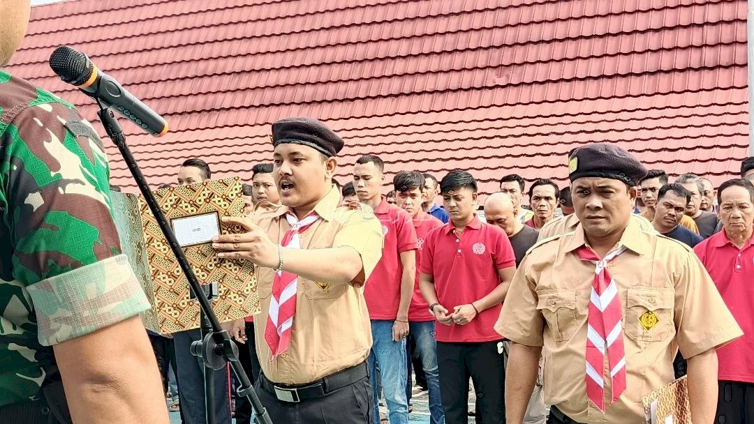 Lapas Bangko Gelar Upacara, Tanamkan Semangat Kebangsaan Warga Binaan