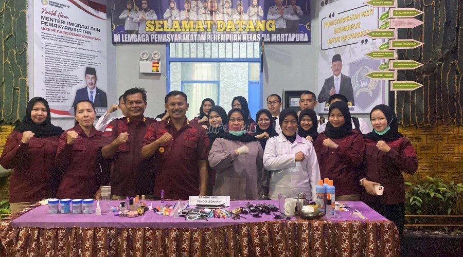 Kanwil Ditjenpas Kalsel Gelar Razia dan Tes Urine di Lapas Perempuan dan LPKA Martapura