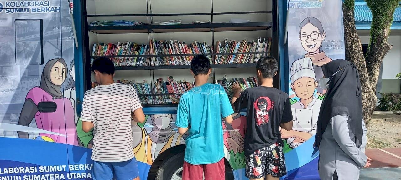 LPKA Medan Dukung Literasi Anak Binaan lewat Kunjungan Perpustakaan Keliling