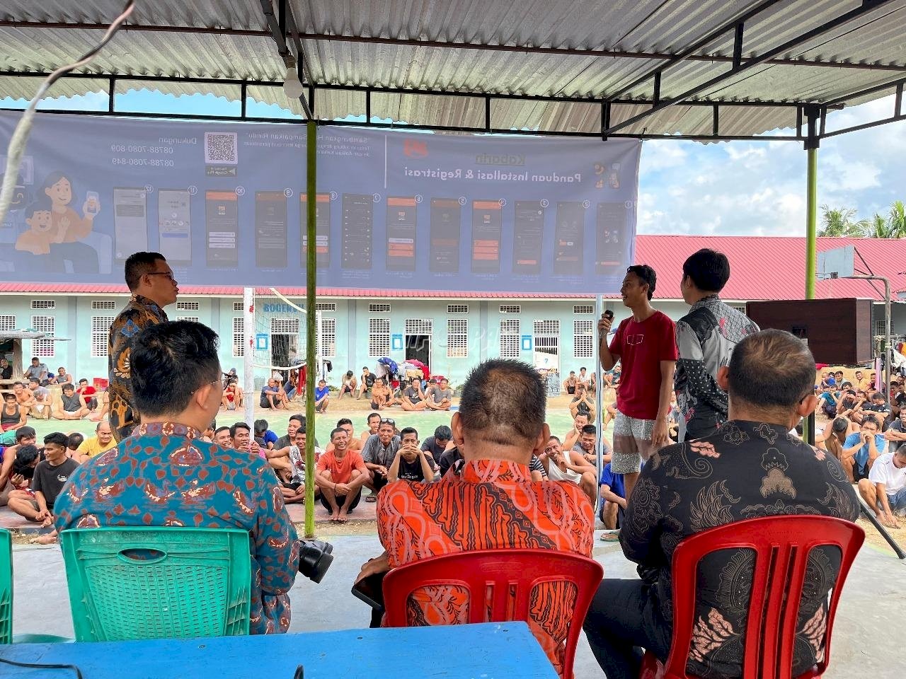Tingkatkan Pengawasan, Lapas Muara Tebo Kenalkan Aplikasi Kabarin Wartelsuspas