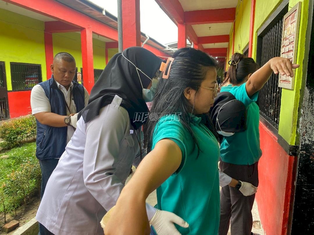 Cegah Barang Terlarang, Kanwil Ditjenpas Jambi Razia Lapas Perempuan
