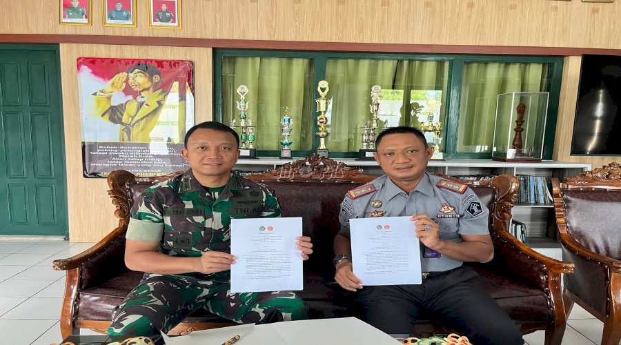 Lapas Tolitoli dan Kodim 1305/Buol Tolitoli Jalin Kerja Sama Penguatan Keamanan
