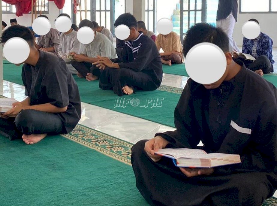 Bina Mental dan Spiritual Anak Binaan, LPKA Muara Bulian Gelar Pengajian
