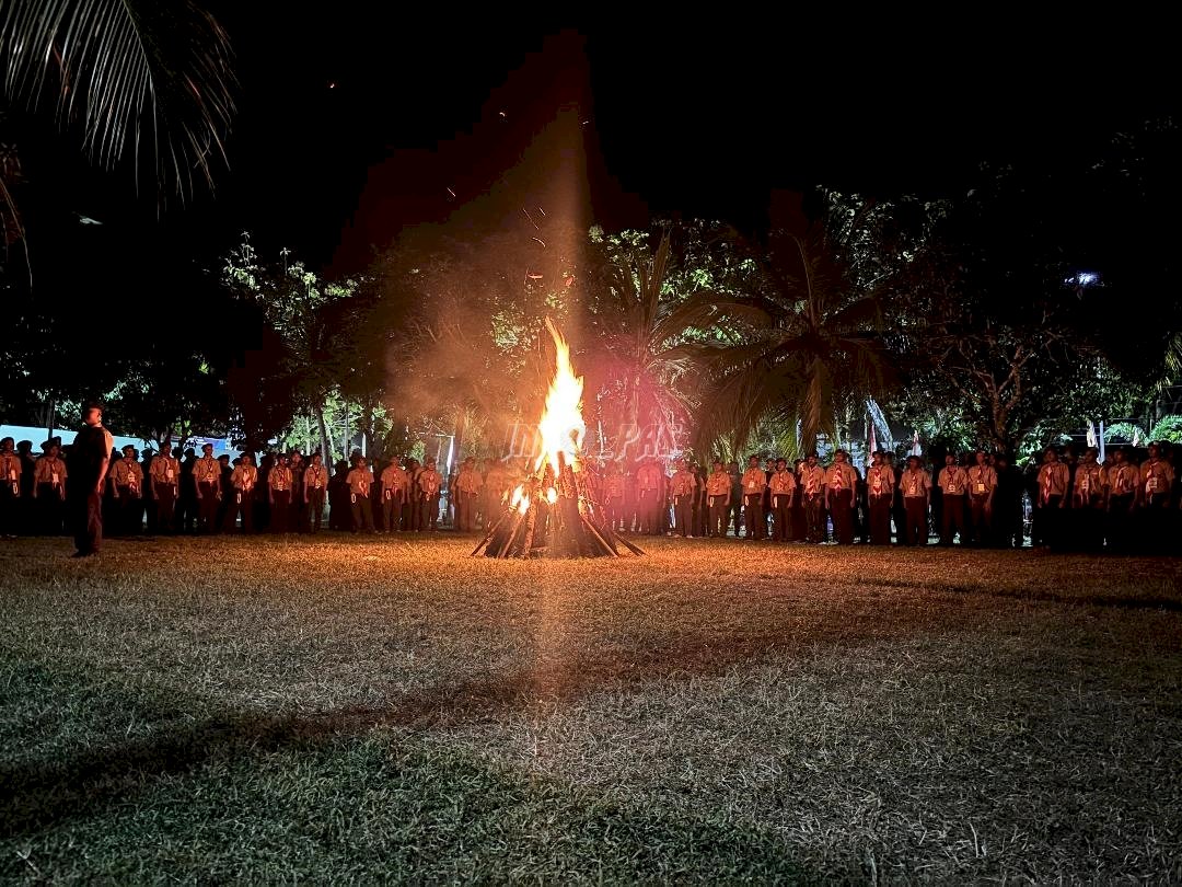 Api Unggun dan Pentas Seni Meriahkan Malam Puncak Perkemahan Pemasyarakatan di Nusakambangan