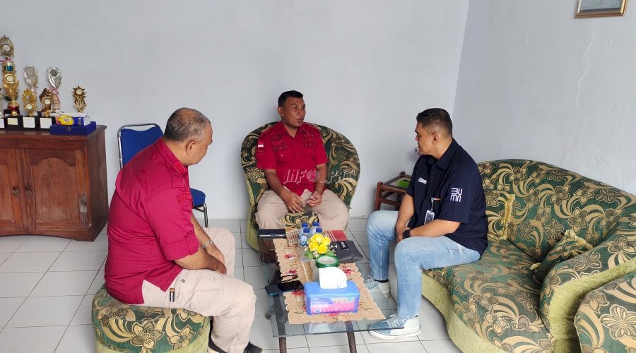 Jalin Silaturahmi, Lapas Bandanaira Terima Kunjungan Pimpinan BRI Cabang Banda