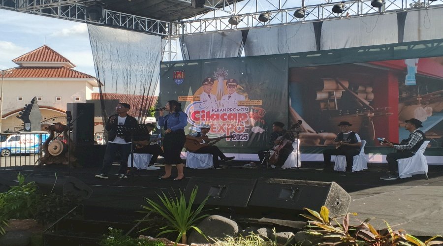 Tim Keroncong BILAS Lapas Cilacap Pukau Pembukaan Pameran Cilacap Expo 2025