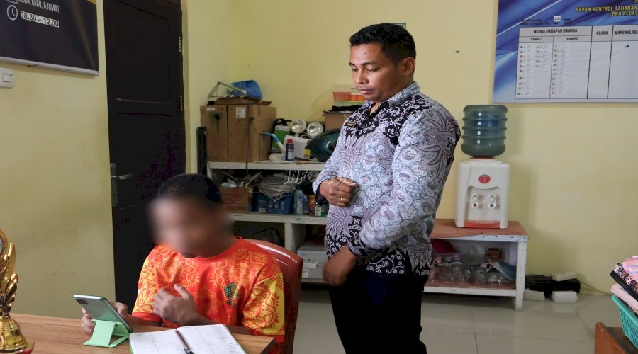Layanan Video Call ‘JAGA‘ Dekatkan Anak Binaan LPKA Ambon dengan Keluarga