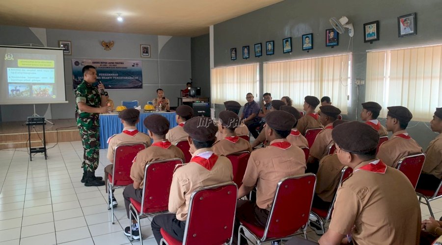 Lapas Tolitoli Bekali Warga Binaan Anggota Pramuka dengan Materi Bela Negara