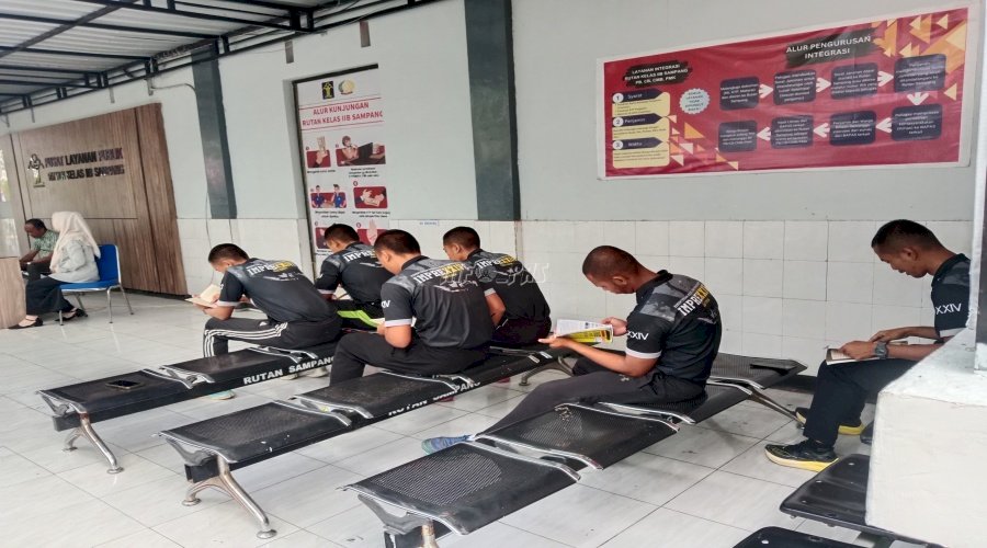 Puskeling di Rutan Sampang, Penuhi Minat Baca Petugas dan Pengunjung