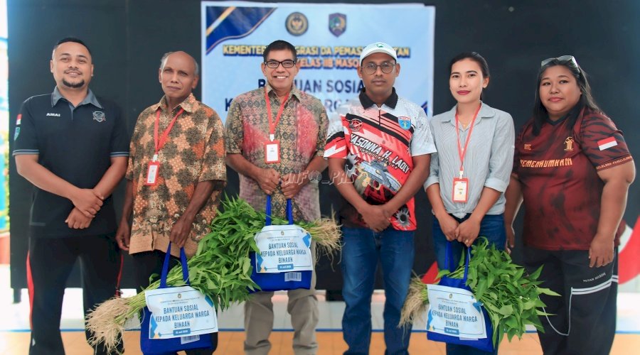 Rutan Masohi Hadirkan Kepedulian lewat Bantuan Sosial untuk Keluarga Warga Binaan