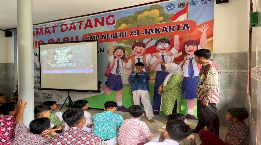 Bapas Jakpus Hadir di SMPN 79, Edukasi Hukum Cegah Kenakalan Remaja