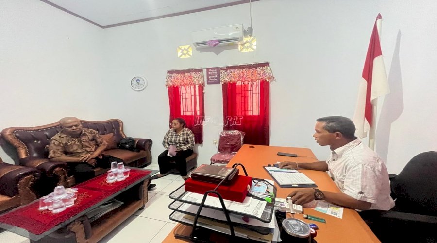 Perkuat Sinergi, Kalapas Saparua Lakukan Koordinasi dengan Pejabat Negeri Saparua