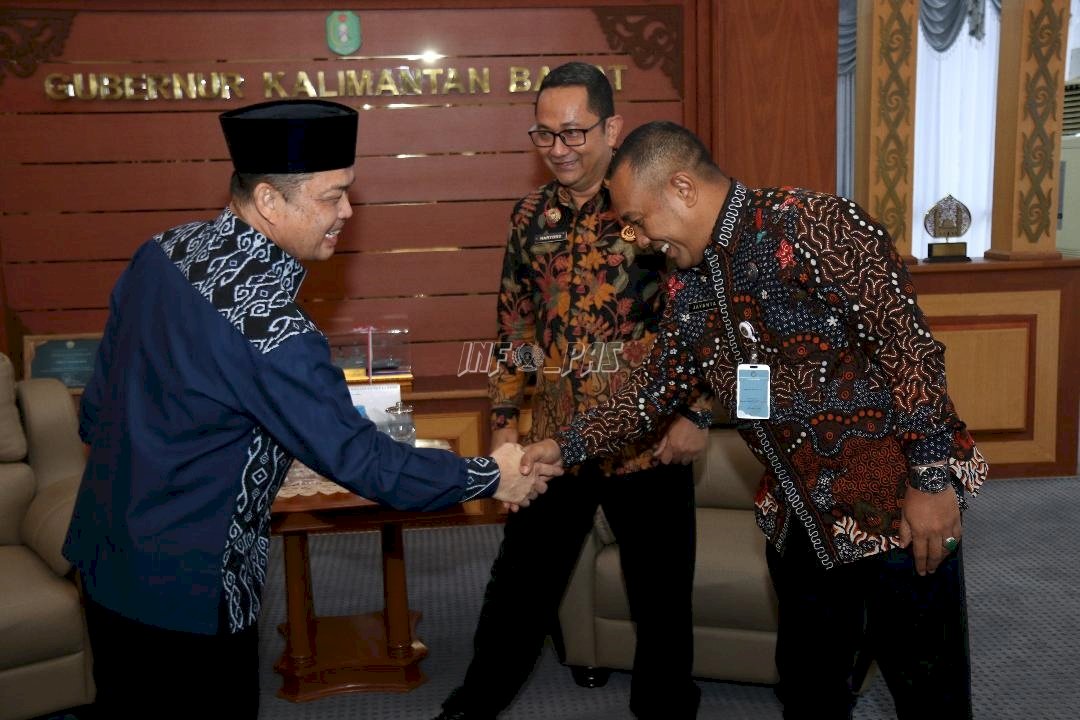 Kanwil Ditjenpas Kalbar Audiensi dengan Gubernur Bahas Solusi Overcrowded