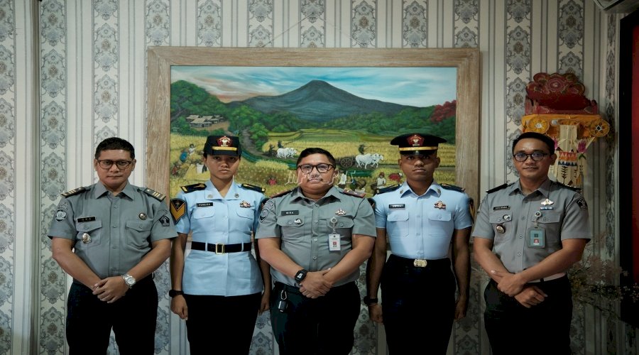 Terima Dua Taruna Poltekpin, Kalapas Tabanan: Jadikan Kesempatan Ini untuk Tambah Wawasan dan Pengalaman