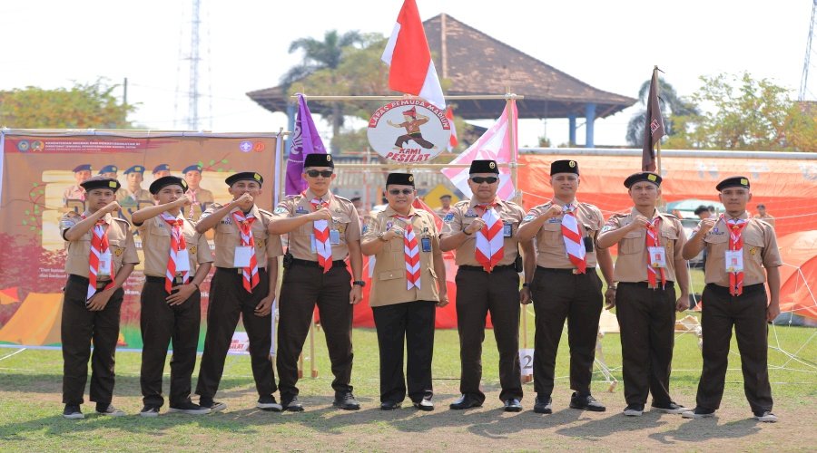 Warga Binaan Lapas Pemuda Madiun Ambil Bagian dalam Perkemahan Satya Dharma Pemasyarakatan se-Jatim