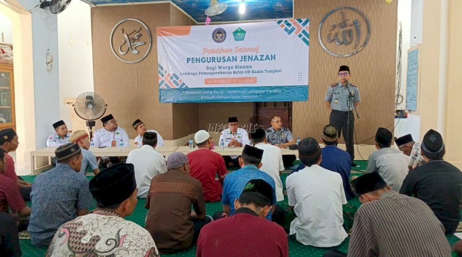 Lapas Kuala Tungkal Gelar Pelatihan Intensif Pengurusan Jenazah secara Islam