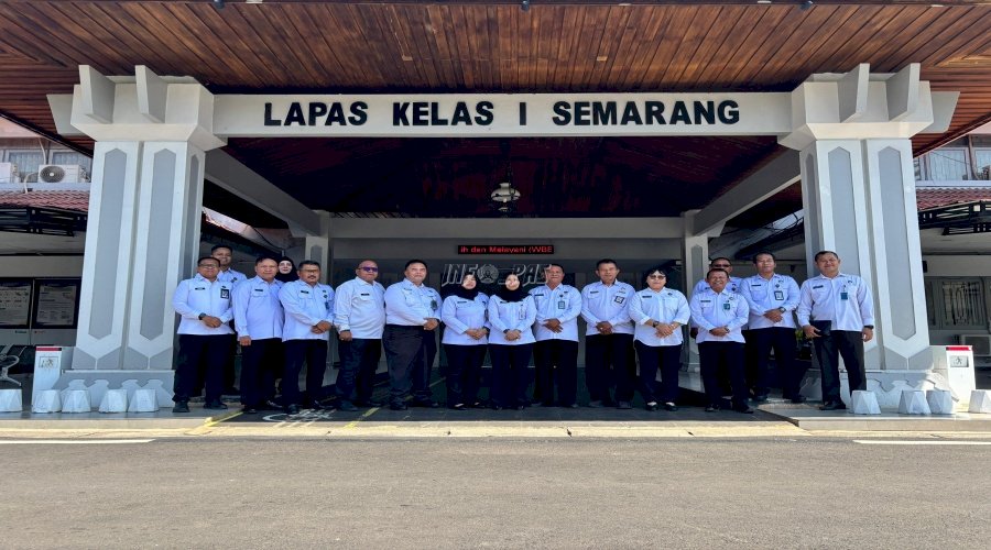 Kanwil Ditjenpas Jateng Sambut Kunjungan Asdep Strategi Pelayanan Pemasyarakatan ke Lapas dan Bapas Semarang