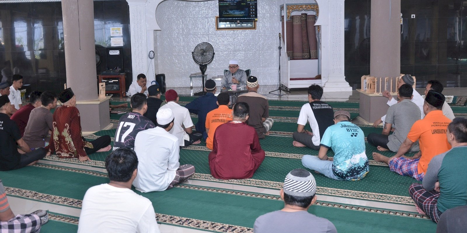 Lapas Narkotika Muara Sabak Bina Rohani Warga Binaan lewat Tausiah Keagamaan 