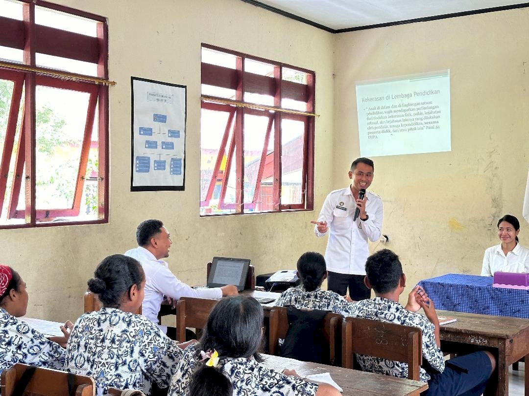 Peringati Hari Anak, Bapas Ambon Ajak Siswa Cegah Kekerasan dan Kenakalan Remaja