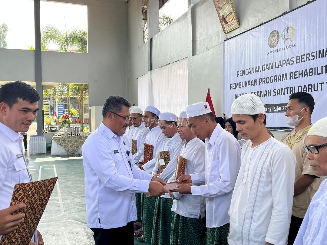 Lapas Batang Dicanangkan Jadi Lapas Bersinar, Rehabilitasi Sosial Resmi Dimulai