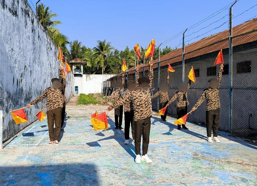 Lapas Kalabahi Bina Disiplin dan Karakter Warga Binaan lewat Pramuka