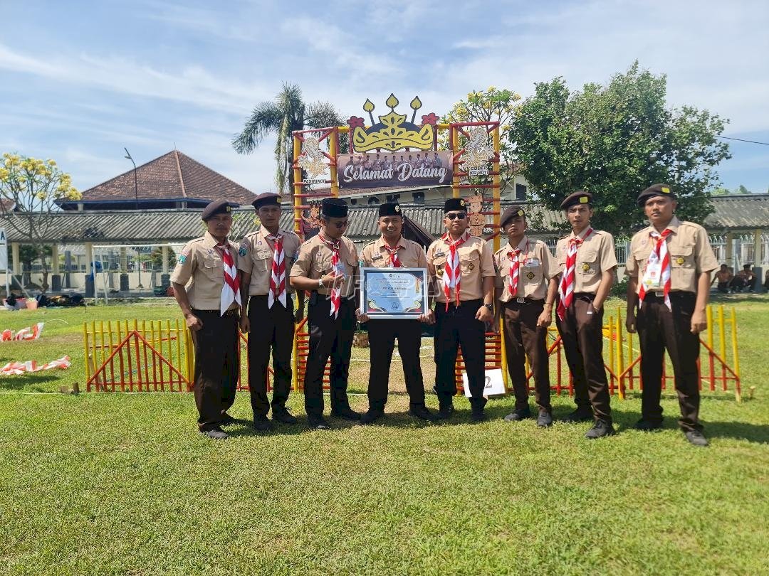 Gudep Lapas Banyuwangi Sabet Juara 3 Kontingen Terbaik Perkemahan se-Jatim